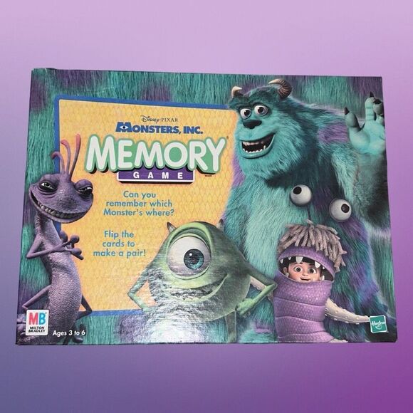 NEW Monsters Inc Scare Pairs Matching Card Game Disney Pixar Open Box - Picture 1 of 5